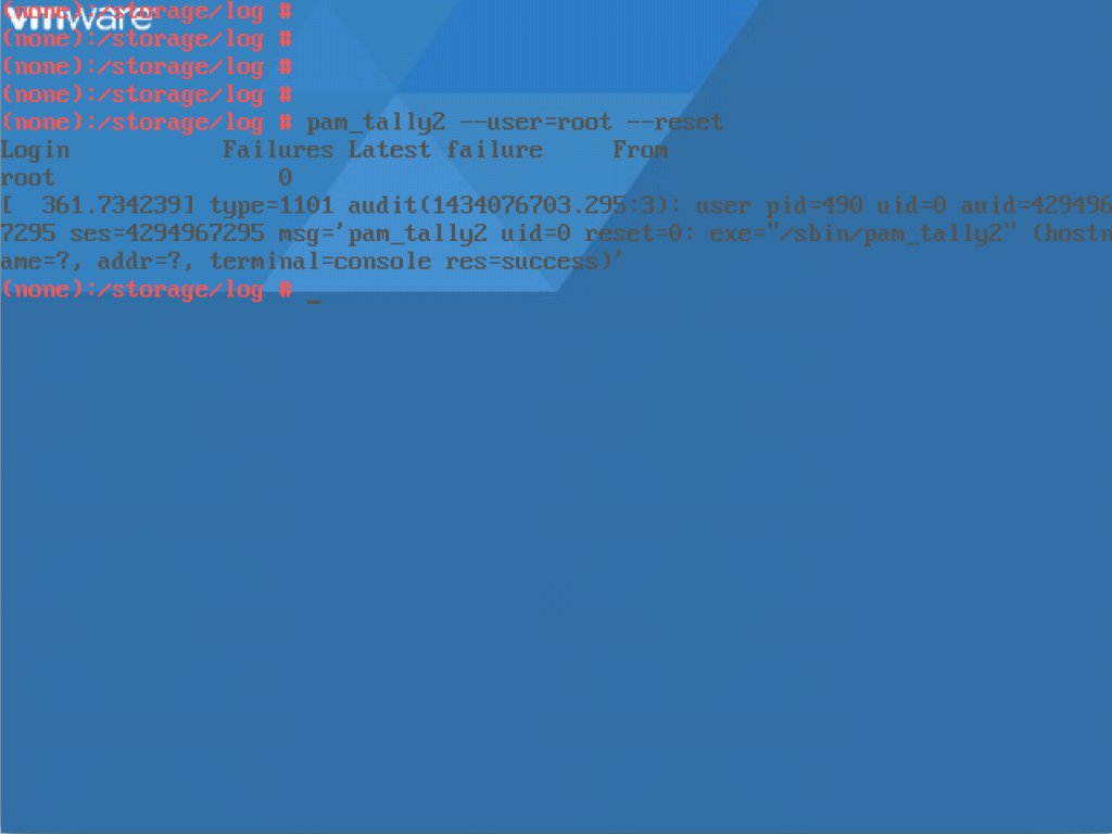 vROps - root account 07