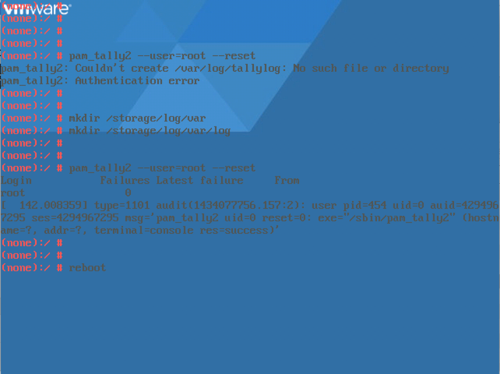 vROps - root account 08