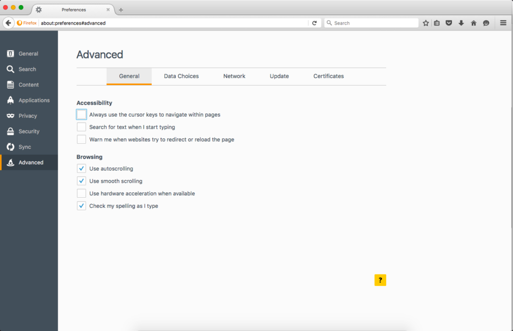 Firefox Preferences - 02